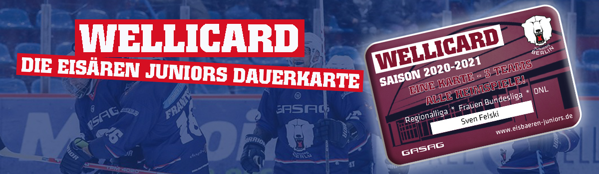 Wellicard Die Eisbaren Juniors Dauerkarte Eisbaren Juniors Berlin E V